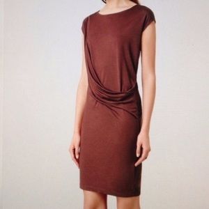 AllSaints Maroon Red Sabine Dress